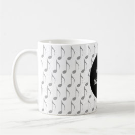 Chic Houndstooth Musik noter God jul Kaffemugg