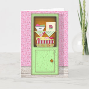 Chic Hutch Birthday Card Kort