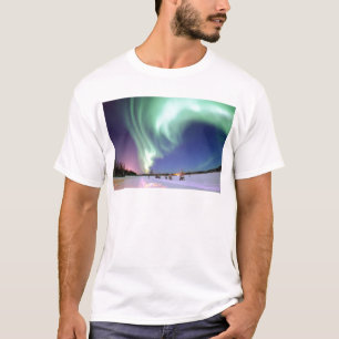 Chic i norra Ljus Band med Ljus Jade Glow Tee Shirt
