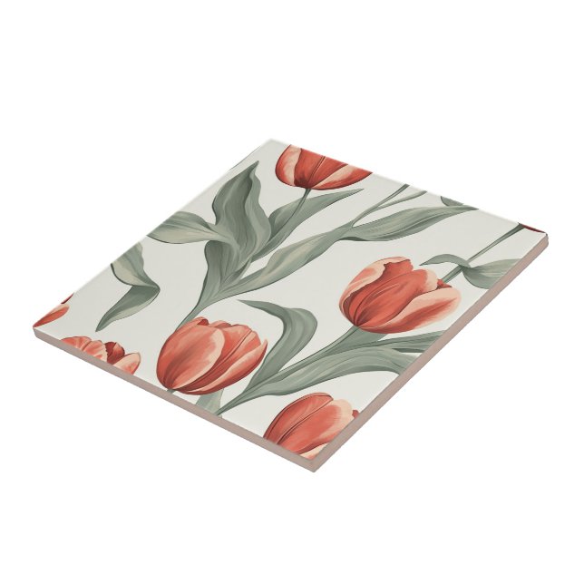 Chic Inredingsdesign Tulip keramiska plattor till  Kakelplatta (Sidan)