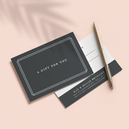 Chic | Intyg om gåva