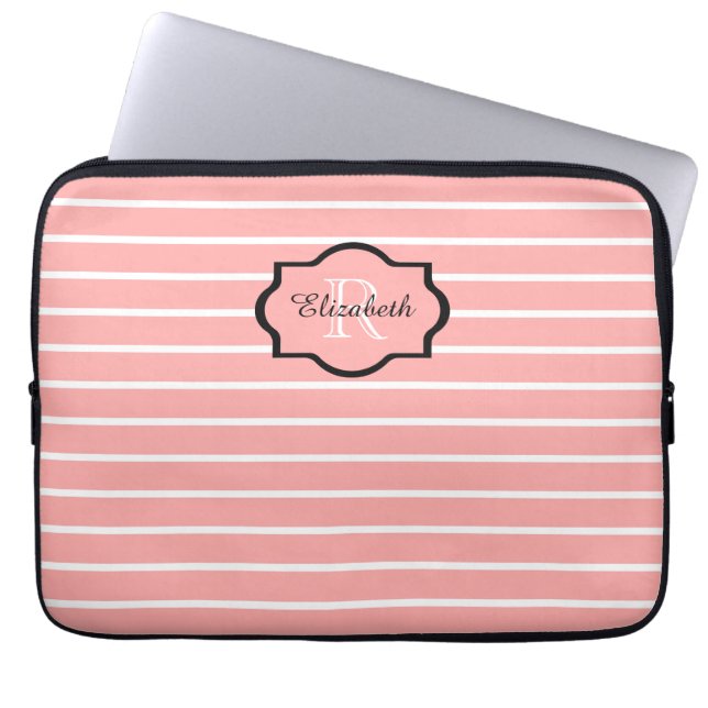 CHIC IPAD SLEEVE _04 BLUSH/WHITE/BLACK (Framsidan)