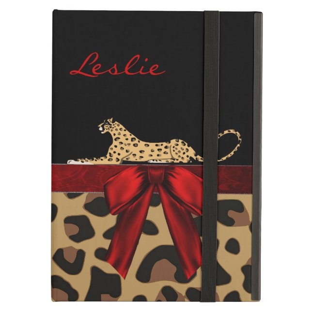 Chic Jaguar iPad Air Case Stativ Skal (Framsidan Closed)