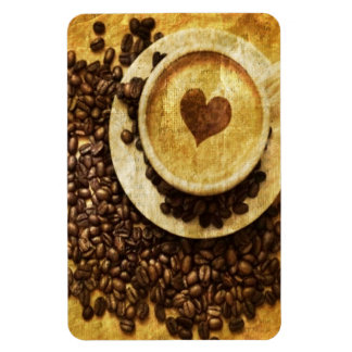 Chic Java cappuccino Coffee Beans Coffee Älskare Magnet