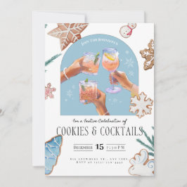 Chic Jul "Cookies & Cocktails" Soiree Inbjudningar