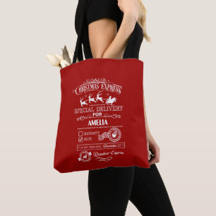 Chic jul Express Speciell Delivery Monogram Tygkasse