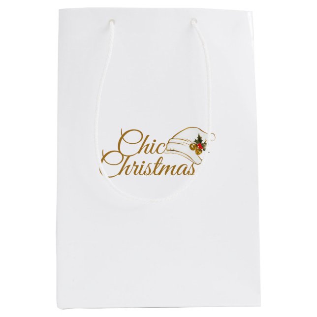 Chic jul: Minimalistisk jultomte och Holly Desig (Framsidan)