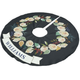 Chic jul Ro Wandean Mönster Julgransmatta Borstad Polyester