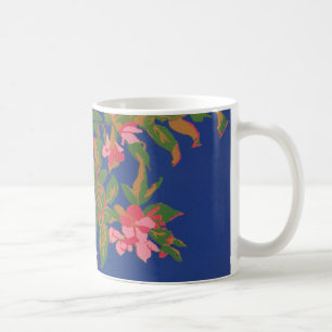 Chic Kaffe Mugg, Rosa Japonica på Blue Kaffemugg