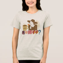 Chic kaffelöskare i ransoneringsnotis-stil T-shirt