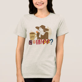 Chic kaffelöskare i ransoneringsnotis-stil T-shirt