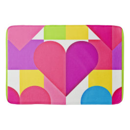 Chic Kärlek Elegance: Romantic Bliss Badrumsmatta