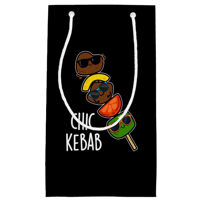 Chic Kebab Funny Shish Kebab Pun Mörk BG (Framsidan)