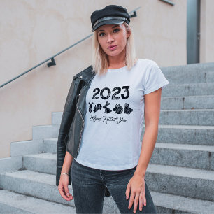 Chic Kinesiskt nyår för kaninnyår T Shirt