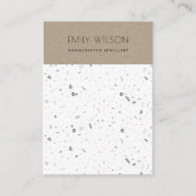 CHIC KRAFT WHITE TERRAZZO 2 LOGOTYP VISNING