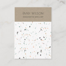 CHIC KRAFT WHITE TERRAZZO 3 VISNING LOGOTYP