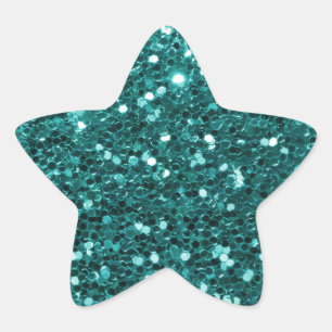 Chic krickaFauxglitter Stjärnformat Klistermärke