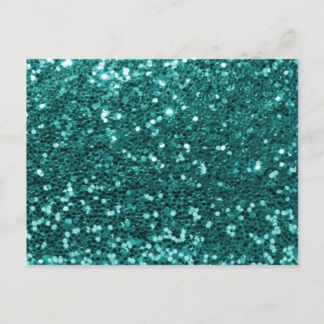 Chic krickaFauxglitter Vykort (Framsida)