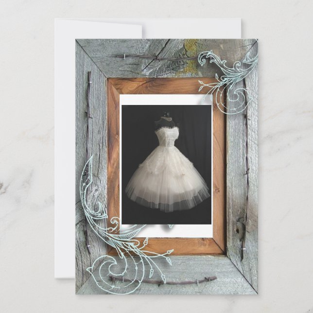 Chic Land Möhippa Tea Party-inbjudan Inbjudningar (Framsida)