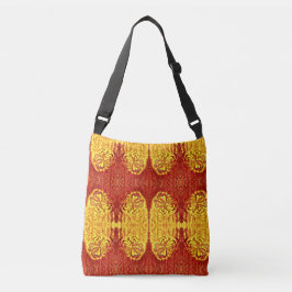 Chic Lava Flow Flower Tote Axelväska