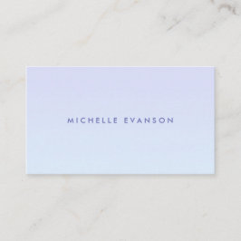 Chic Lavender Blue Gradient Mönster Visitkort
