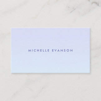 Chic Lavender Blue Gradient Mönster Visitkort