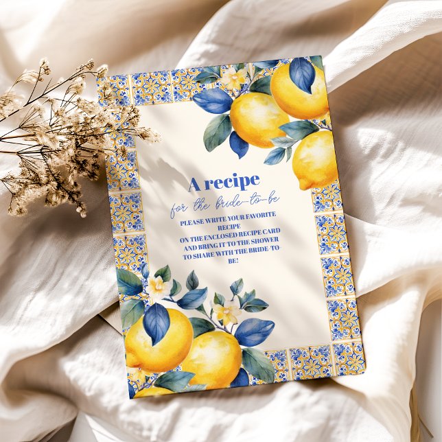 Chic Lemon Mediterranean Summer Möhippa Tilläggskort (Skapare uppladdad)