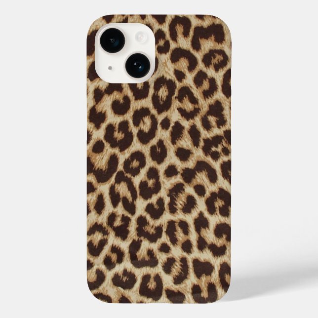 Chic Leopard iPhone ID Fodral (Baksida)
