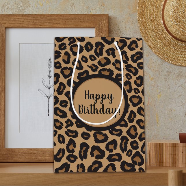 Chic Leopard Mönster Birthday (Skapare uppladdad)