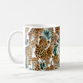 Chic Leopard Print Mugg - Snyggt Animal Print Kopp
