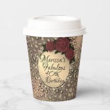 Chic Leopard Ro Fabulous 40:e födelsedagen