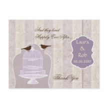 Chic lila fågelburk, love birds Tack