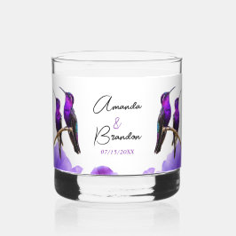 Chic Lila Hummingbird och Petals Bröllop