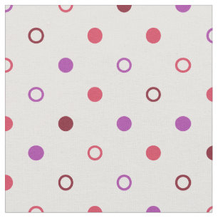 Chic lila polka dots mönster tyg