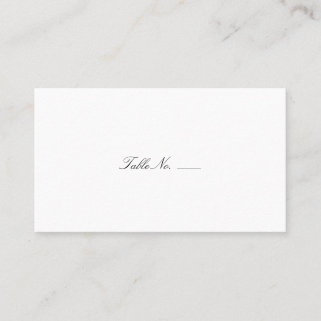 Chic Lila Rand Guest Escort Cards Placeringskort (Framsida)