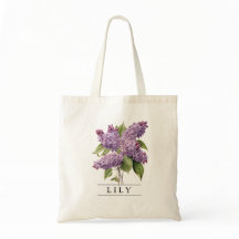 Chic Lilac Blommigt Botanical-Personalize-Budget