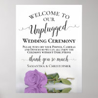 Chic Lilac Lila Ro Unplugged Bröllop Ceremony