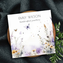 Chic Lilac WildblomButterfly Earring Visning