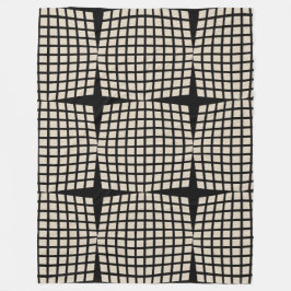 Chic Linen Check Mönster Checkat Blanket Fleecefilt