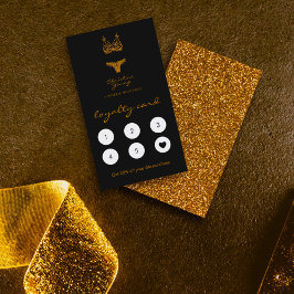 Chic Lingerie Boutique Guld Logotyp Loyalty Card Lojalitetskort