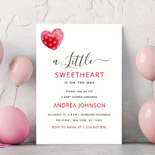 Chic Little Swehoney Valentines Day Baby Shower Spara Datumet
