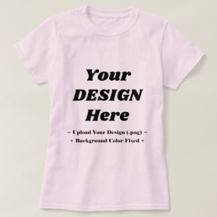 Chic ljusrosa t-shirt för ett lätt och graciöst ut