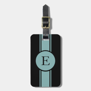 CHIC LUGGAGE/BAG MÄRKRE_132 SEAFOAM/BLACK/MONOGRAM BAGAGEBRICKA