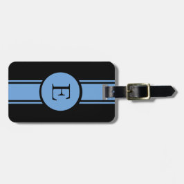 CHIC LUGGAGE/BAG MÄRKRE_153 BLUE/BLACK/MONOGRAM BAGAGEBRICKA
