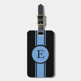 CHIC LUGGAGE/BAG MÄRKRE_153 BLUE/BLACK/MONOGRAM BAGAGEBRICKA