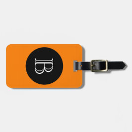CHIC LUGGAGE/BAG TAG_32 ORNGE/BLACK/MONOGRAM BAGAGEBRICKA