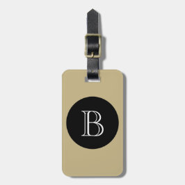 CHIC LUGGAGE/BAG TAG_506 NATURAL/BLACK/WHITE BAGAGEBRICKA
