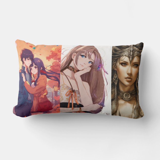 Chic Lumbar Dekorativ kudde - Öka ditt utrymme med (Framsida)