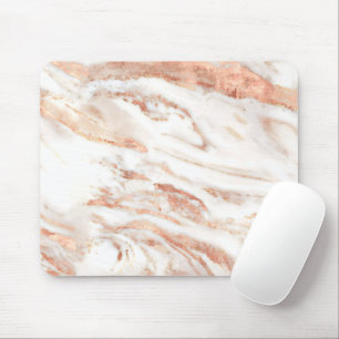 Chic Luxe Copper   Elegant Ro Guld Marble Musmatta