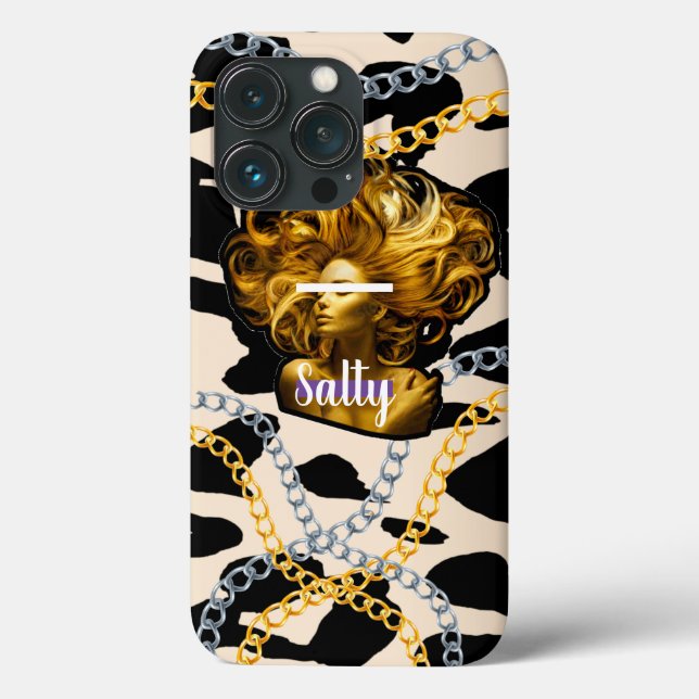 Chic Luxuriös Vild Salty Girl Bday Gift girly (Baksida)